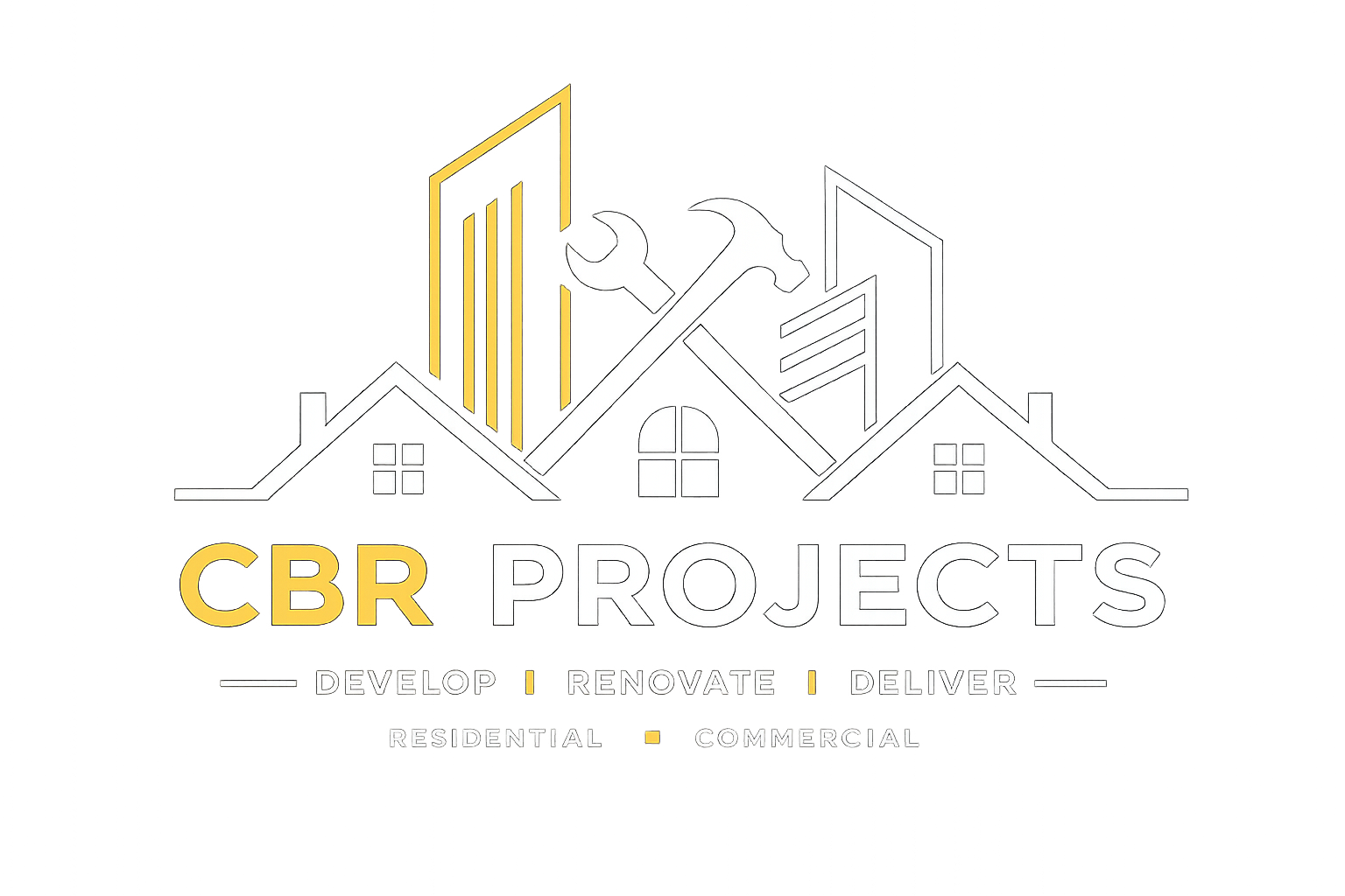 White CBR Logo